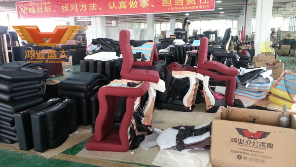 鸿业家具沙发车间|生产车间|【鸿业盛大官网】