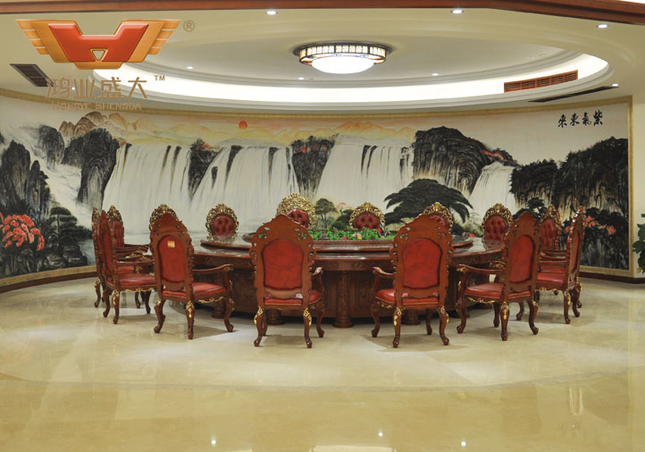 鸿业家具聚会室配套展厅|走希望厅|【鸿业盛大官网】
